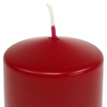 Artikel Stoerkaarsen rood Adventskaarsen oud rood 200/50mm 24st