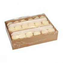 Artikel Pilaarkaarsen Adventskaarsen kaarsen crème 60/40mm 24 stuks