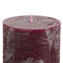 Artikel Bourgondische pilaarkaarsen, 70x80mm, 4-pack, voor een elegante decoratie en lange brandduur