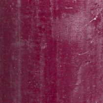 Artikel Stompkaarsen effen Berry kaarsen paars 60×80mm 4 st