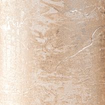 Artikel Staande kaarsen effen licht goud 85×200mm 2 st