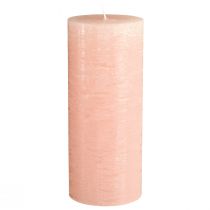 Artikel Stompkaarsen effen lichtroze kaarsen roze 85×200mm 2st