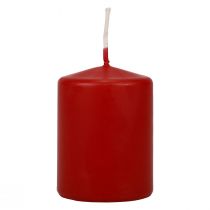 Artikel Pilaarkaarsen rood Adventskaarsen klein oudrood 70/50mm 24 stuks