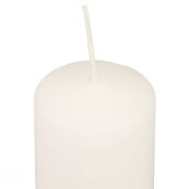 Artikel Stompkaarsen wit Adventskaarsen kleine kaarsen 70/50mm 24 st