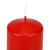 Artikel Stompkaarsen rood Adventskaarsen kaarsen rood 70/50mm 24st