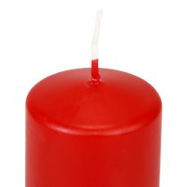 Artikel Stompkaarsen rood Adventskaarsen kaarsen rood 70/50mm 24 st