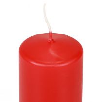 Artikel Stompkaarsen rood Adventskaarsen kaarsen rood 120/50mm 24 st