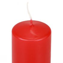 Artikel Stoerkaarsen rood Adventskaarsen kaarsen rood 120/50mm 24st