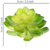 Artikel Kunstmatige vetplant, groen, voor decoratie in een schaal of vaas, 10 cm, 4 stuks