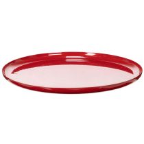Artikel Decoratief dienblad, rood, minimalistisch design, 27 cm