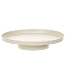 Artikel Decoratief dienblad van 30 cm met metalen schotel voor plantendecoratie