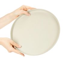 Artikel Decoratief dienblad van 30 cm met metalen schotel voor plantendecoratie