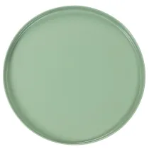 Artikel Ronde groene decoratieve schaal op een standaard voor tafeldecoratie, 30 cm