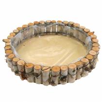 Artikel Ronde bak voor het planten van naturel berken Ø23/31/41cm set van 3