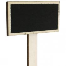 Houten bord om te plakken, plantbord, bord voor terug naar school, tafeldecoratie voor bruiloft 9×4.5cm L19.5cm 12st