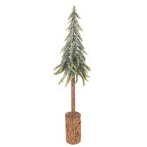 Artikel Kunstmatige kerstboom, met ijseffect, houten voet, winterdecoratie, 60 cm