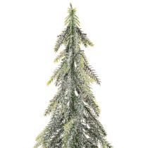 Artikel Kunstmatige kerstboom, met ijseffect, houten voet, winterdecoratie, 60 cm