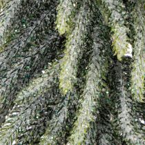 Artikel Kunstmatige kerstboom, met ijslaag, decoratieve boom op een houten voet voor winterdecoratie en kerst, 75 cm
