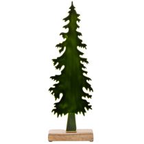 Artikel Decoratieve kerstboom op een houten voet, tafeldecoratie, kerst, 46 cm