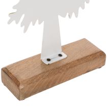 Artikel Decoratieve kerstboom op een houten voet, tafeldecoratie, kerst, 46 cm