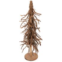 Artikel Decoratieve boom gemaakt van wilgentakken op een houten voet, 68 cm.