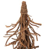 Artikel Decoratieve boom gemaakt van wilgentakken op een houten voet, 68 cm.