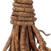 Artikel Decoratieve boom gemaakt van wilgentakken op een houten voet, 68 cm.