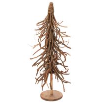 Artikel Decoratieve boom gemaakt van wilgentakken op een houten voet, 68 cm.