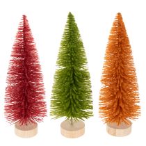 Artikel Kunstkerstboom, decoratieve boom voor tafeldecoratie, 31 cm, 3 stuks