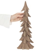 Artikel Kleine, met kunstsneeuw bedekte decoratieve kerstboom, tafeldecoratie, 44 cm