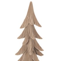 Artikel Kleine, met kunstsneeuw bedekte decoratieve kerstboom, tafeldecoratie, 44 cm