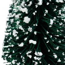 Artikel Decoratieve dennenboom met sneeuw, kerstdecoratie, Advent H13cm Ø5,5cm 2 st