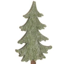 Artikel Decoratieve kerstboom op een stokje voor bloempotten en hoge bloemstukken, 45 cm, 6 stuks
