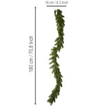 Artikel Kunstmatige dennenkrans, groen, voor feestelijke decoratie, 180 cm