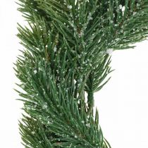 Artikel Kunstmatige kerstkrans, decoratieve krans, mat, Ø25cm, deurkrans, adventskrans, glitter