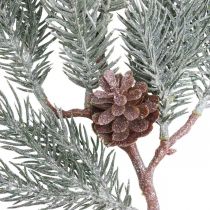 Dennentak Kunstkersttak Frosted 43cm