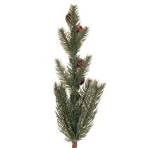 Artikel Kunstmatige dennentak met kerstballen, 48 cm, 2 stuks