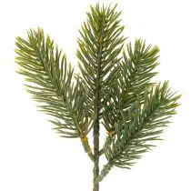 Artikel Kunstmatige groene dennentakken voor winterdecoratie, 25 cm, 24 stuks