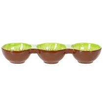 Artikel Keramische kom met kiwi-motief, zomerdecoratie voor het stijlvol serveren van tapas en snacks, 30 cm