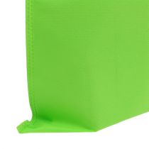 Tas groen gemaakt van fleece 37,5cm x 46cm 24st