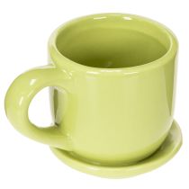 Artikel Koffiekopje, decoratieve tafeldecoratie voor een stijlvolle kamerinrichting met planten, 11 cm, 3 stuks