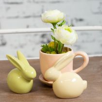 Artikel Koffiekopje, decoratieve tafeldecoratie voor een stijlvolle kamerinrichting met planten, 11 cm, 3 stuks