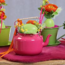 Artikel Theepot, nostalgische landelijke stijl, decoratief voor woonkamer of keuken, 15 cm