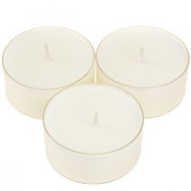 Artikel Theelichtjes maxi met transp. Kast wit 54mm 16 st