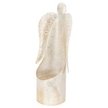 Artikel Engelenbeeldje als kaarsenhouder, goudkleurig, voor tafeldecoratie, 50 cm