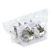 Artikel Theelichthouder kroon zilver Ø4,8cm 4 st