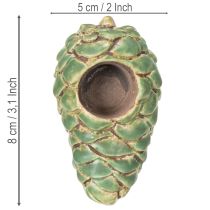 Artikel Theelichthouder in de vorm van een dennenappel, 8 cm, 3 stuks