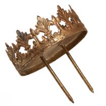 Artikel Theelichthouder om in te steken met kaarsglas goud Ø7cm 4 st