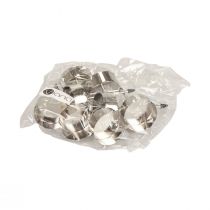 Artikel Theelichthouder om adventskrans op te plakken zilver Ø4cm 8 st