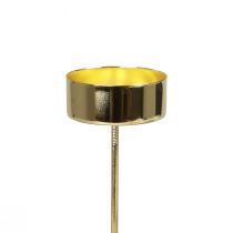 Artikel Theelichthouder om in te steken gouden theelichthouder Advent Ø4cm 8 st